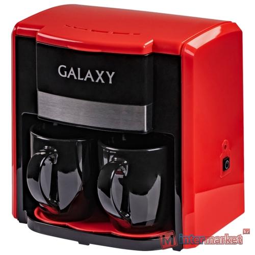 Кофеварка электрическая, черная Galaxy GL 0708 